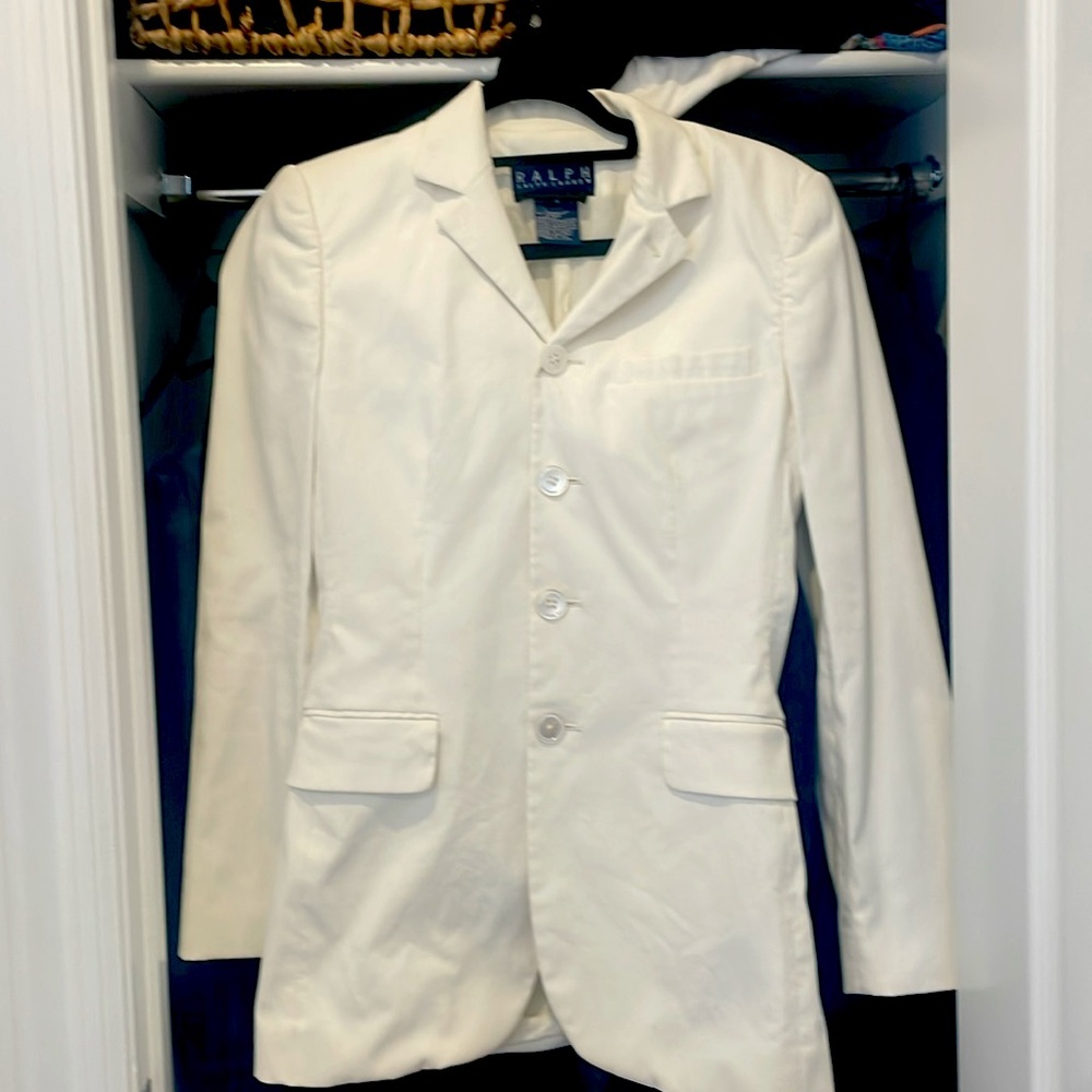 Ralph Lauren Collection White Blazer